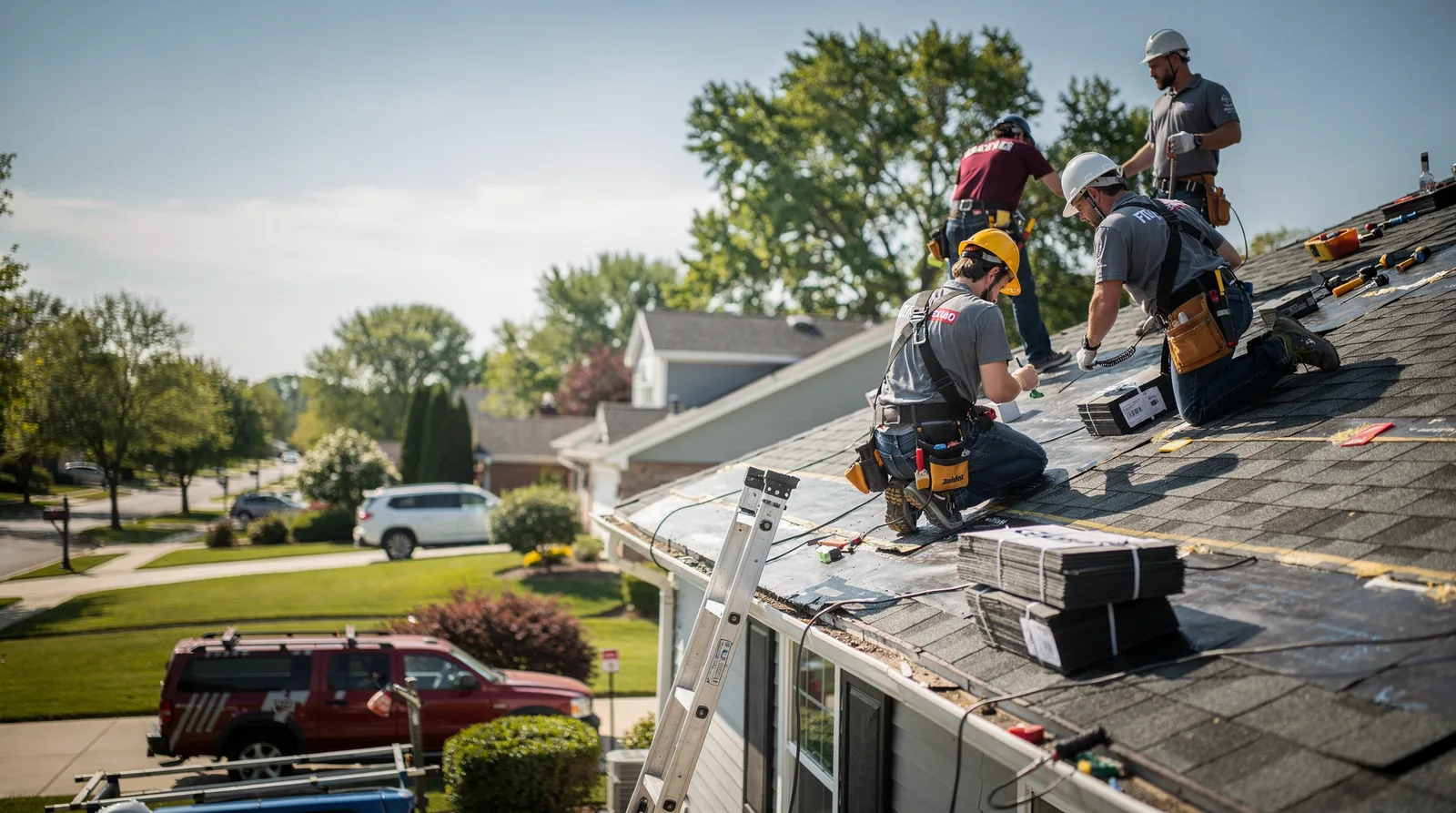 Roof Repair in Milan, IL around you